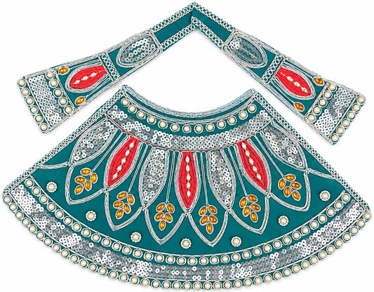 Premium Embroidered Mata Rani & Khatu Shyam Ji Poshak