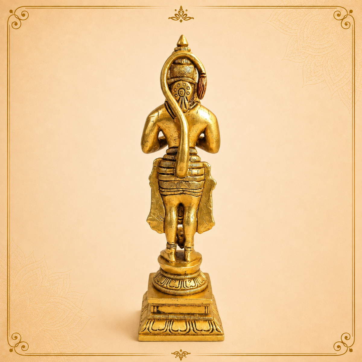 Hanuman Anjali Mudra Brass Idol