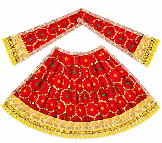Khatu Shyam Ji Mata Rani Poshak Set with Designer Sequin Work