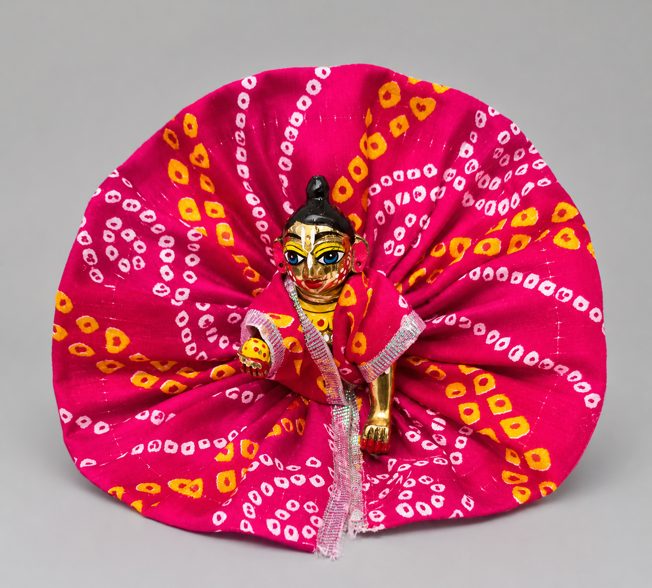Laddu Gopal Bandhani Poshak (Pack of 6) | Cotton Summer Dress