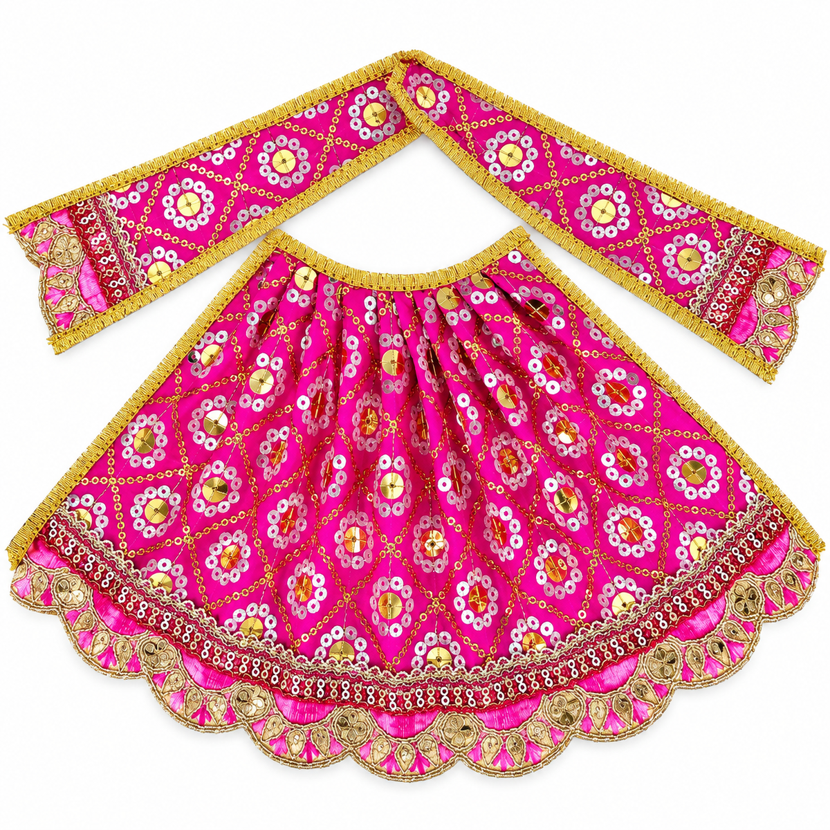 Premium Embroidered Mata Rani & Khatu Shyam Ji Poshak