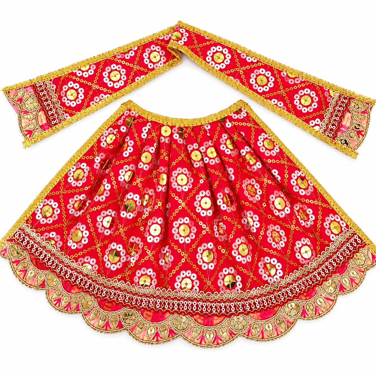 Premium Embroidered Mata Rani & Khatu Shyam Ji Poshak