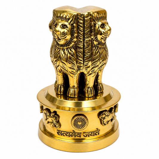 Handcrafted Ashoka Lion Capital Decor