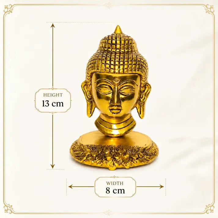 Buddha Head Idol | Decorative Buddha Statue for Home & Meditation