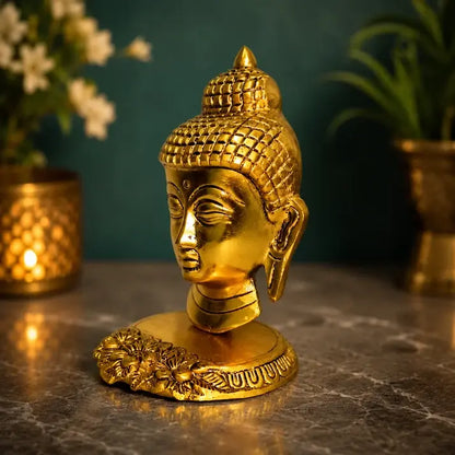Buddha Head Idol | Decorative Buddha Statue for Home & Meditation