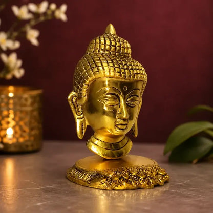 Buddha Head Idol | Decorative Buddha Statue for Home & Meditation