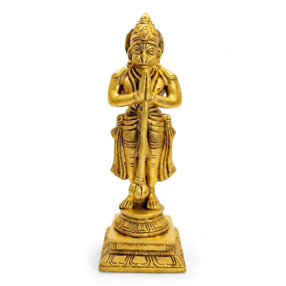 Hanuman Anjali Mudra Brass Idol