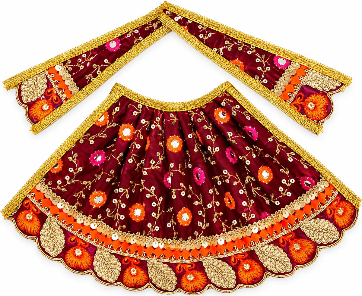 Premium Embroidered Mata Rani & Khatu Shyam Ji Poshak