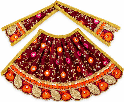 Premium Embroidered Mata Rani & Khatu Shyam Ji Poshak