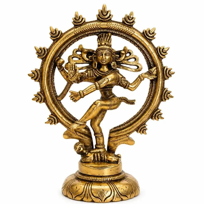 Antique Finish Brass Nataraja Murti