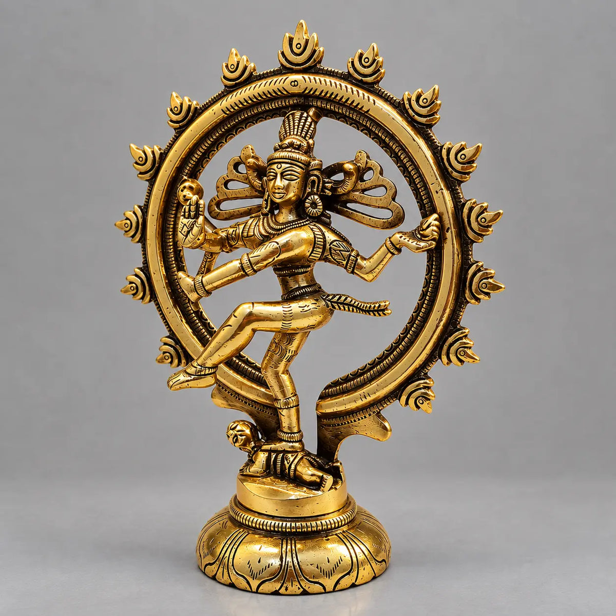 Antique Finish Brass Nataraja Murti