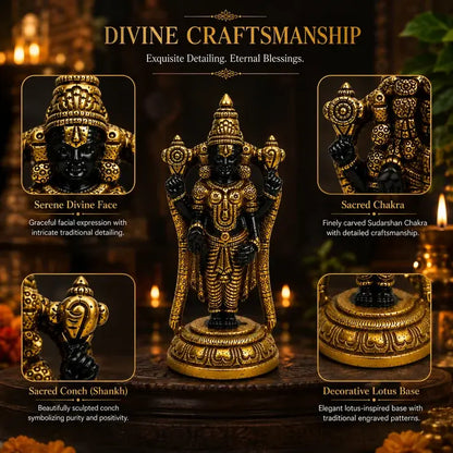 Royal Finish Tirupati Balaji Murti